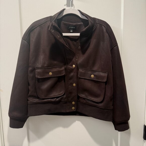 Aviator Bomber Jacket from Evereve - Picture 1 of 9